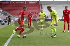 Im Bild: Patrick Sussek (#37 FCI) und Sicker Arne (#17 MSV Duisburg)

Fussball - 3. Bundesliga - Ingolstadt - Saison 2019/2020 - FC Ingolstadt 04 - MSV Duisburg - 27.07.2019 -  Foto: Ralf Lüger/rsp-sport.de