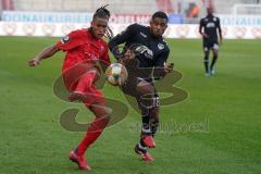 3. Liga - FC Ingolstadt 04 - KFC Uerdingen 05 - Caniggia Ginola Elva (14, FCI) Evina Franck (KFC 18)