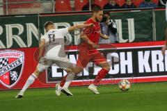 3. Liga - Fußball - FC Ingolstadt 04 - SpVgg Unterhaching - Michael Heinloth (17, FCI) Dombrowka Max (8, SpVgg)