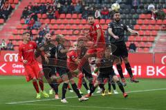 3. Liga - Fußball - FC Ingolstadt 04 - FSV Zwickau - Fatih Kaya (9, FCI) Kopfball Ecke