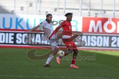 3. Fußball-Liga - Saison 2019/2020 - FC Ingolstadt 04 - Victoria Köln - Björn Paulsen (#4,FCI)  - Seaton Michael Köln  - Foto: Meyer Jürgen