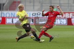 Im Bild: Luke Hemmerich (#21 Würzburger Kickers) und Marcel Gaus (#19 FC Ingolstadt)

Fussball - 3. Bundesliga - Ingolstadt - Saison 2019/2020 - FC Ingolstadt 04 - Würzburger Kickers - 02.08.2019 -  Foto: Ralf Lüger/rsp-sport.de