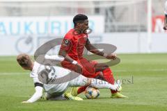 3. Liga - FC Ingolstadt 04 - FC Bayern Amateure - Frederic Ananou (2, FCI) Timo Kern (29 FCB) Zweikampf