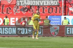 3. Fußball-Liga - Saison 2019/2020 - FC Ingolstadt 04 - Hallescher FC - Torwart Fabijan Buntic (#24,FCI)  - Foto: Meyer Jürgen