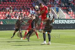 3. Fußball-Liga - Saison 2019/2020 - FC Ingolstadt 04 - Hallescher FC - Stefan Kutschke (#30,FCI)  - Foto: Meyer Jürgen