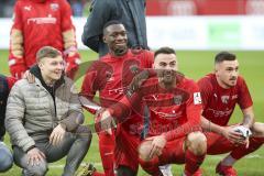 Im Bild: Agyemang Diawusie (#11 FC Ingolstadt) und Fatih Kaya (#9 FC Ingolstadt)

Fussball - 3. Bundesliga - Ingolstadt - Saison 2019/2020 - FC Ingolstadt 04 - M1. FC Kaiserlautern - 01.02.2020 -  Foto: Ralf Lüger