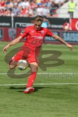 3. Fußball-Liga - Saison 2019/2020 - FC Ingolstadt 04 - Hallescher FC - Dennis Eckert Ayensa (#7,FCI)  schiesst den 2:3 Anschlusstreffer - jubel - Foto: Meyer Jürgen