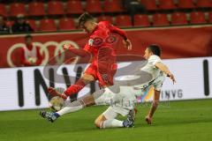 3. Liga - Fußball - FC Ingolstadt 04 - SpVgg Unterhaching - Dennis Eckert Ayensa (7, FCI) Winkler Alexander (4, SpVgg)