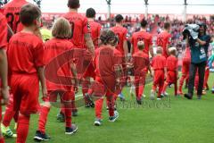 3. Liga - Fußball - FC Ingolstadt 04 - Würzburger Kickers - Einlaufkinder Einmarsch Spielbeginn Audi Sportpark Puma