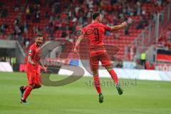 3. Liga - Fußball - FC Ingolstadt 04 - Würzburger Kickers - Tor Fatih Kaya (9, FCI), 1:0 Jubel, Robin Krauße (23, FCI)