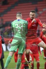 Im Bild: Fabijan Buntic (#24 FC Ingolstadt) und Fatih Kaya (#9 FC Ingolstadt)

Fussball - 3. Bundesliga - Ingolstadt - Saison 2019/2020 - FC Ingolstadt 04 - M1. FC Kaiserlautern - 01.02.2020 -  Foto: Ralf Lüger