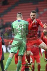 Im Bild: Fabijan Buntic (#24 FC Ingolstadt) und Fatih Kaya (#9 FC Ingolstadt)

Fussball - 3. Bundesliga - Ingolstadt - Saison 2019/2020 - FC Ingolstadt 04 - M1. FC Kaiserlautern - 01.02.2020 -  Foto: Ralf Lüger