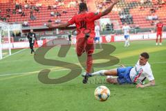 3. Liga - Fußball - FC Ingolstadt 04 - Hansa Rostock - rechts Caniggia Ginola Elva (14, FCI)