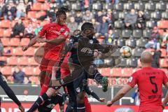 3. Liga - FC Ingolstadt 04 - KFC Uerdingen 05 - Caniggia Ginola Elva (14, FCI) Lukimya Assani (KFC 5)