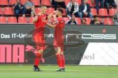 3. Liga - Fußball - FC Ingolstadt 04 - Würzburger Kickers - Tor Jubel 3:0 Stefan Kutschke (30, FCI) Fatih Kaya (9, FCI)
