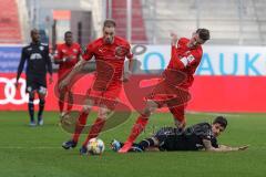 3. Liga - FC Ingolstadt 04 - KFC Uerdingen 05 - Stefan Kutschke (30, FCI) Foul Rodriguez Roberto (KFC 11) Maximilian Beister (10, FCI)