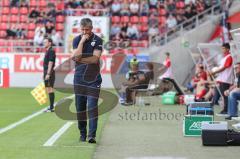 3. Liga - Fußball - FC Ingolstadt 04 - Hansa Rostock - Cheftrainer Jens Härtel (Rostock)