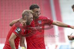 Im Bild: Maximilian Beister (#10 FCI) und Fatih Kaya (#9 FCI)

Fussball - 3. Bundesliga - Ingolstadt - Saison 2019/2020 - FC Ingolstadt 04 - MSV Duisburg - 27.07.2019 -  Foto: Ralf Lüger/rsp-sport.de