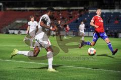 3. Liga - SpVgg Unterhaching - FC Ingolstadt 04 - Frederic Ananou (2, FCI) Greger Christoph (15, SpVgg)