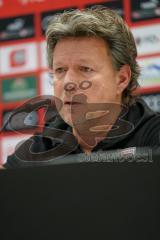 3. Liga - FC Ingolstadt 04 - Carl Zeiss Jena - Pressekonferenz nach dem Spiel Cheftrainer Jeff Saibene (FCI)