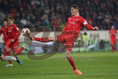 3. Liga - FC Ingolstadt 04 - 1860 München - Marcel Gaus (19, FCI) im Zweikampf mit Weber Felix (4, München)