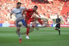 3. Liga - Fußball - FC Ingolstadt 04 - Hansa Rostock - rechts Fatih Kaya (9, FCI) Sven Sonnenberg (Rostock)