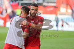 3. Liga - Fußball - FC Ingolstadt 04 - Hansa Rostock - Robin Krauße (23, FCI) und Fatih Kaya (9, FCI)