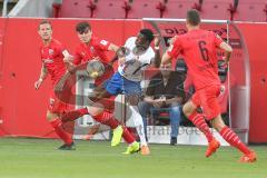 3. Fußball-Liga - Saison 2019/2020 - FC Ingolstadt 04 - Hansa Rostock - Thomas Keller (#27,FCI)  - Foto: Meyer Jürgen