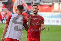 3. Liga - Fußball - FC Ingolstadt 04 - Hansa Rostock - Robin Krauße (23, FCI) und Fatih Kaya (9, FCI)