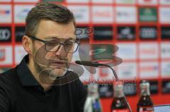 3. Liga - FC Ingolstadt 04 - 1860 München - Pressekonferenz nach dem Spiel Cheftrainer Michael Köllner