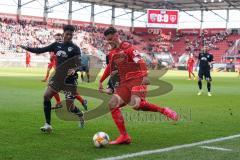 3. Liga - FC Ingolstadt 04 - KFC Uerdingen 05 - Barry Boubacar (KFC 22) Stefan Kutschke (30, FCI)