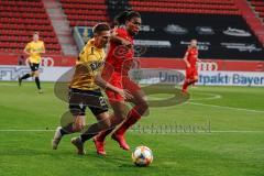 3. Liga - FC Ingolstadt 04 - SV Waldhof Mannheim - Zweikampf Marx Jan-Hendrik (26 Mannheim) Caniggia Ginola Elva (14, FCI)