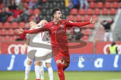 Im Bild: Tor für den FC Ingolstadt durch Thomas Keller (#27 FC Ingolstadt)

Fussball - 3. Bundesliga - Ingolstadt - Saison 2019/2020 - FC Ingolstadt 04 - M1. FC Kaiserlautern - 01.02.2020 -  Foto: Ralf Lüger