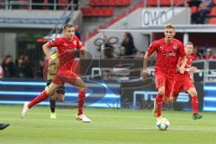 3. Liga - Fußball - FC Ingolstadt 04 - Würzburger Kickers - Filip Bilbija (35, FCI) Patrick Sussek (37, FCI)