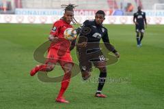 3. Liga - FC Ingolstadt 04 - KFC Uerdingen 05 - Caniggia Ginola Elva (14, FCI) Evina Franck (KFC 18)