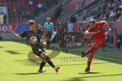 3. Fußball-Liga - Saison 2019/2020 - FC Ingolstadt 04 - Hallescher FC - Peter Kurzweg (#16,FCI)  - Foto: Meyer Jürgen