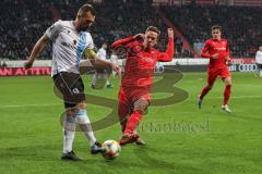 3. Liga - FC Ingolstadt 04 - 1860 München - Marcel Gaus (19, FCI) im Zweikampf mit Weber Felix (4, München)