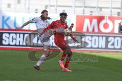 3. Fußball-Liga - Saison 2019/2020 - FC Ingolstadt 04 - Victoria Köln - Björn Paulsen (#4,FCI)  - Seaton Michael Köln  - Foto: Meyer Jürgen