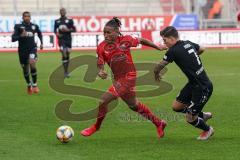 3. Liga - FC Ingolstadt 04 - KFC Uerdingen 05 - Caniggia Ginola Elva (14, FCI) Dorda Christian