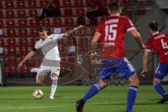 3. Liga - SpVgg Unterhaching - FC Ingolstadt 04 - Maximilian Wolfram (8, FCI) Schuß