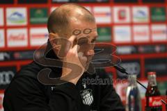 3. Liga - Fußball - FC Ingolstadt 04 - FSV Zwickau - Pressekonferenz nach dem Spiel, Cheftrainer Joe Enochs (Zwickau)