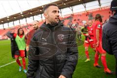 3. Liga - Fußball - FC Ingolstadt 04 - FSV Zwickau - Fatih Kaya (9, FCI) vor den Fans, Sieg Tanz Jubel