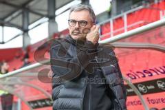 3. Fußball-Liga - Saison 2019/2020 - FC Ingolstadt 04 - Chemnitzer FC - Sportdirektor Michael Henke (FCI)  - Foto: Meyer Jürgen