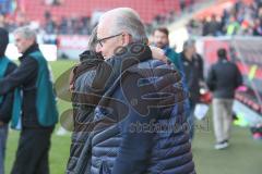 3. Fußball-Liga - Saison 2019/2020 - FC Ingolstadt 04 -  Preußen Münster - Chef-Trainer Jeff Saibene (FCI) nach dem Spiel  - Peter Jackwerth - Foto: Meyer Jürgen