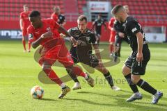 3. Fußball-Liga - Saison 2019/2020 - FC Ingolstadt 04 - KFC Uerdingen - Frederic Ananou (#2,FCI) - Foto: Meyer Jürgen