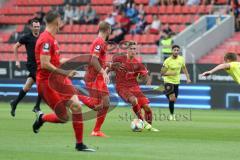 3. Liga - Fußball - FC Ingolstadt 04 - Würzburger Kickers - Stefan Kutschke (30, FCI) Maximilian Beister (10, FCI) Patrick Sussek (37, FCI)