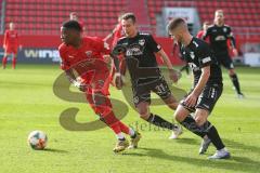 3. Fußball-Liga - Saison 2019/2020 - FC Ingolstadt 04 - KFC Uerdingen - Frederic Ananou (#2,FCI) - Foto: Meyer Jürgen