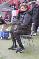 3. Liga - FC Ingolstadt 04 - FC Ingolstadt 04 - SV Meppen - Chef-Trainer Jeff Saibene (FCI) vor dem Spiel - Foto: Stefan Bösl