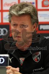 3. Liga - Fußball - FC Ingolstadt 04 - SpVgg Unterhaching - Pressekonferenz nach dem Spiel, Cheftrainer Jeff Saibene (FCI)