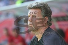 3. Fußball-Liga - Saison 2019/2020 - FC Ingolstadt 04 - Hallescher FC - Chef-Trainer Jeff Saibene (FCI) vor dem Spiel - Foto: Meyer Jürgen